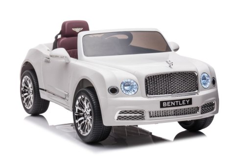 Auto Na Akumulator Bentley Mulsanne Biały Auto Na Akumulator Bentley Mulsanne Biały