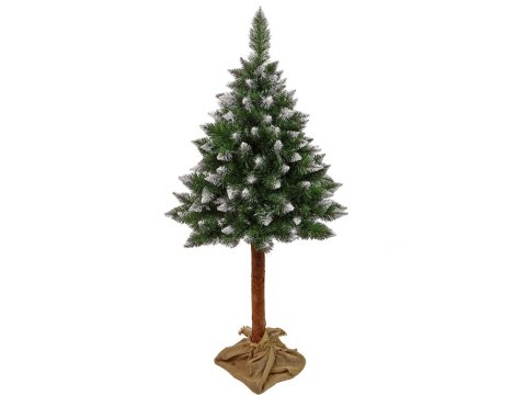 Choinka Sosna Diamentowa 3D na Pniu 180cm Śnieg Brokat Choinka Sosna Diamentowa 3D na Pniu 180cm Śnieg Brokat