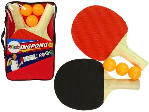 Drewniane Paletki Do Ping Ponga 3 Piłki Pokrowiec Drewniane Paletki Do Ping Ponga 3 Piłki Pokrowiec