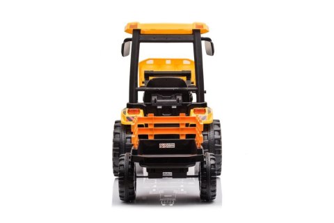 Traktor Na Akumulator Z Przyczepą Hercules Żółty 24V Traktor Na Akumulator Z Przyczepą Hercules Żółty 24V