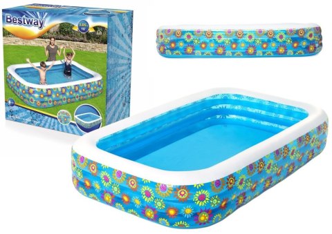 Basen Dmuchany Kwiaty 305 x 183 x 56 cm Bestway 54121 Basen Dmuchany Kwiaty 305 x 183 x 56 cm Bestway 54121