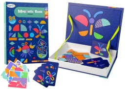 Magnetyczna Układanka Edukacyjna Kształty 84 Magnesy Karty