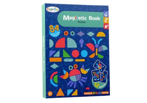Magnetyczna Układanka Edukacyjna Kształty 84 Magnesy Karty Magnetyczna Układanka Edukacyjna Kształty 84 Magnesy Karty