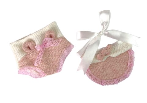 Lalka Słodki Bobas Sweter Czapeczka Różowa 30 cm Lalka Słodki Bobas Sweter Czapeczka Różowa 30 cm