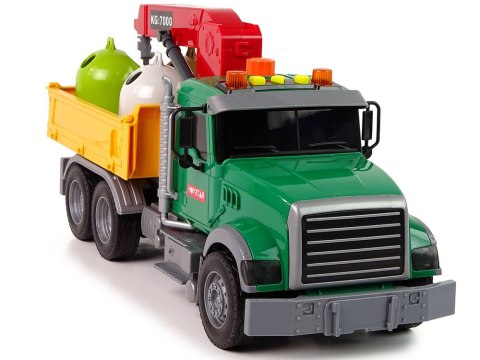 Ciężarówka Auto Dźwig Transport Kosz na Śmieci Dźwięk Ciężarówka Auto Dźwig Transport Kosz na Śmieci Dźwięk