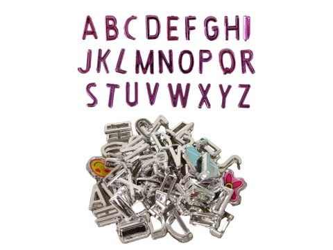 Zestaw Biżuterii Bransoletek Literki DIY Zestaw Biżuterii Bransoletek Literki DIY