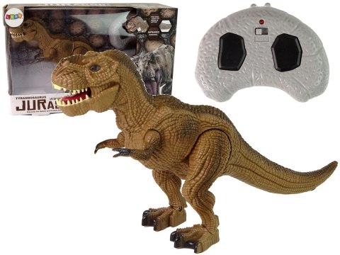 Dinozaur Zdalnie Sterowany Tyranozaur Rex Brązowy Dinozaur Zdalnie Sterowany Tyranozaur Rex Brązowy