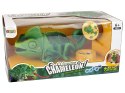 Kameleon Zdalnie Sterowany Zielony Światła 28 cm