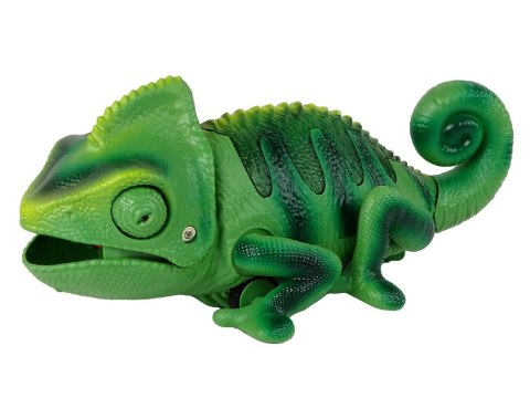 Kameleon Zdalnie Sterowany Zielony Światła 28 cm Kameleon Zdalnie Sterowany Zielony Światła 28 cm