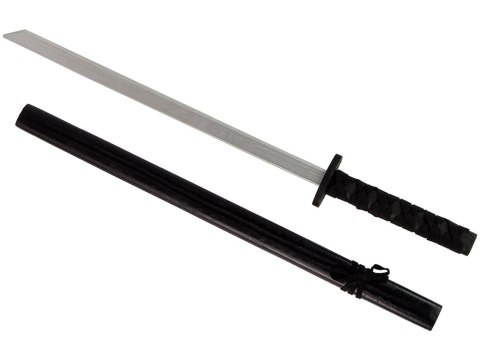 Drewniany Miecz Czarny Rekwizyt Dla Rycerza 73 cm Drewniany Miecz Czarny Rekwizyt Dla Rycerza 73 cm