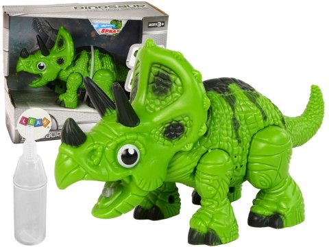 Interaktywny Dinozaur Triceratops Para Wodna Dźwięk Zielony Interaktywny Dinozaur Triceratops Para Wodna Dźwięk Zielony