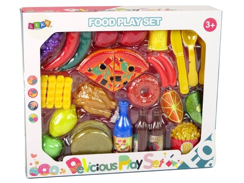 Zestaw Produktów Spożywczych 30 szt. Frytki Owoce. Zestaw Produktów Spożywczych 30 szt. Frytki Owoce.