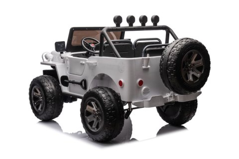 Auto Na Akumulator JH-102 Białe 4x4 Auto Na Akumulator JH-102 Białe 4x4