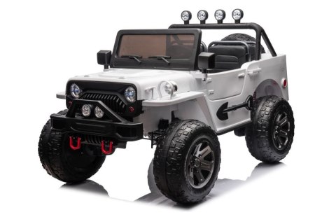 Auto Na Akumulator JH-102 Białe 4x4 Auto Na Akumulator JH-102 Białe 4x4