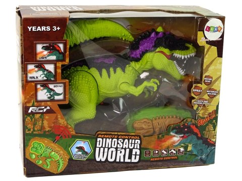 Dinozaur Zdalnie Sterowany Światła Dźwięki Zielony Dinozaur Zdalnie Sterowany Światła Dźwięki Zielony