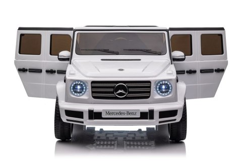 Pojazd Na Akumulator Mercedes G500 Biały 4x4 Pojazd Na Akumulator Mercedes G500 Biały 4x4