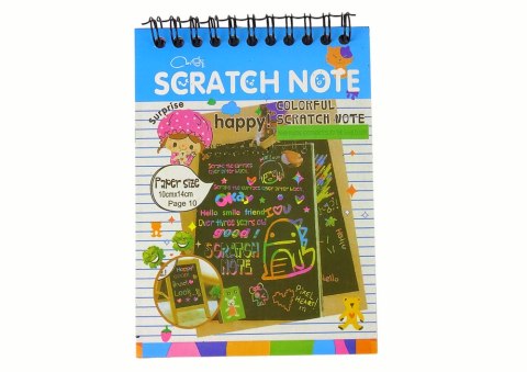 Zdrapywanka Notes Dla Dzieci Niebieski Zdrapywanka Notes Dla Dzieci Niebieski