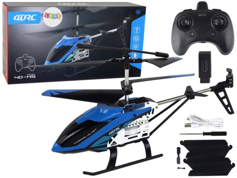 Aluminiowy Helikopter RC 2.4G Niebieski 15 Minut Lotu Aluminiowy Helikopter RC 2.4G Niebieski 15 Minut Lotu