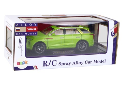 Aluminiowy Model Samochodu RC 1:24 C Kolor Zielony Aluminiowy Model Samochodu RC 1:24 C Kolor Zielony