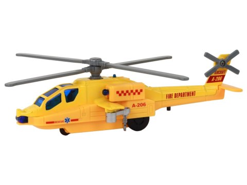 Helikopter Śmigłowiec Aluminiowy Ratunkowy Z Napędem Mix Dźwięk Światła Helikopter Śmigłowiec Aluminiowy Ratunkowy Z Napędem Mix Dźwięk Światła