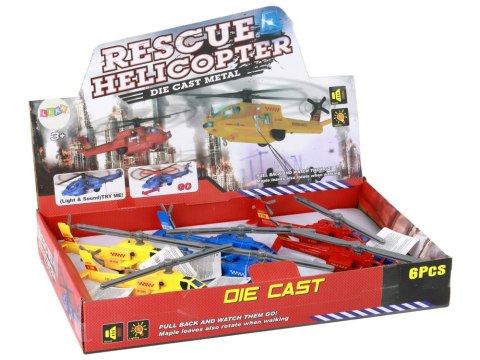 Helikopter Śmigłowiec Aluminiowy Ratunkowy Z Napędem Mix Dźwięk Światła Helikopter Śmigłowiec Aluminiowy Ratunkowy Z Napędem Mix Dźwięk Światła