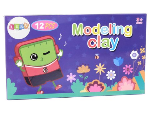 Modelina 12 Kolorów Pastelowe Żywe Kolory Mix Zestaw Modelina 12 Kolorów Pastelowe Żywe Kolory Mix Zestaw