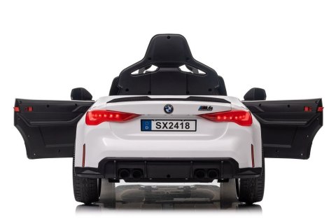 Auto Na Akumulator BMW M4 Białe Auto Na Akumulator BMW M4 Białe