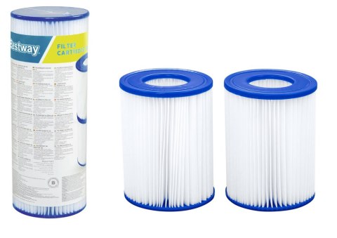 Filtr do pompy filtrującej Typ II 2szt. Bestway 58094 Filtr do pompy filtrującej Typ II 2szt. Bestway 58094