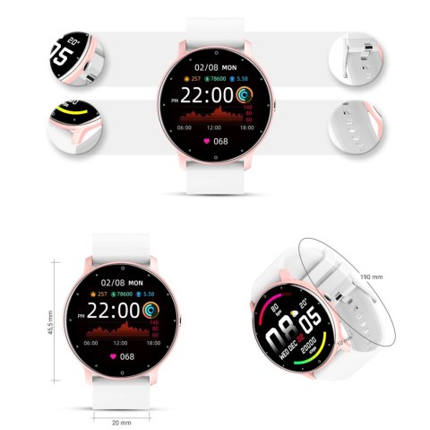 SMARTWATCH DAMSKI GRAVITY GT1-7 SMARTWATCH DAMSKI GRAVITY GT1-7