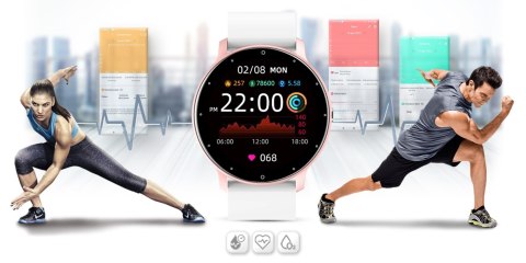 SMARTWATCH DAMSKI GRAVITY GT1-7 SMARTWATCH DAMSKI GRAVITY GT1-7