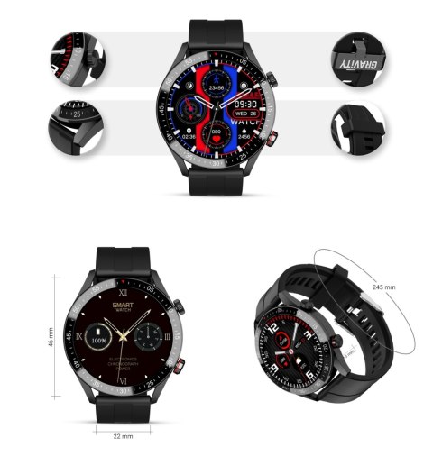 SMARTWATCH MĘSKI GRAVITY GT4-1 SMARTWATCH MĘSKI GRAVITY GT4-1