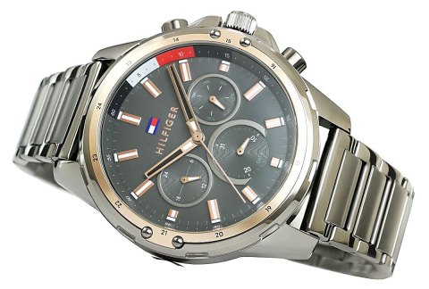 ZEGAREK MĘSKI TOMMY HILFIGER MASON 1791790 + BOX ZEGAREK MĘSKI TOMMY HILFIGER MASON 1791790 + BOX