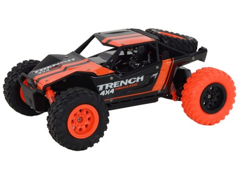 Autko Terenowe Zdalnie Sterowane R/C 1:24 Pomarańczowe Autko Terenowe Zdalnie Sterowane R/C 1:24 Pomarańczowe
