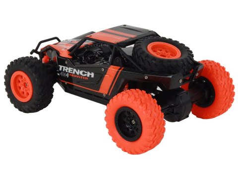 Autko Terenowe Zdalnie Sterowane R/C 1:24 Pomarańczowe Autko Terenowe Zdalnie Sterowane R/C 1:24 Pomarańczowe
