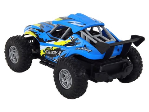 Auto 1:16 Zdalnie Sterowane Off-Road Samochód Terenowy RC Niebieski Auto 1:16 Zdalnie Sterowane Off-Road Samochód Terenowy RC Niebieski