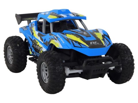 Auto 1:16 Zdalnie Sterowane Off-Road Samochód Terenowy RC Niebieski Auto 1:16 Zdalnie Sterowane Off-Road Samochód Terenowy RC Niebieski
