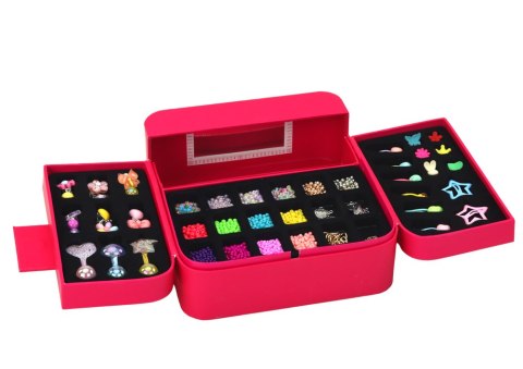 Zestaw Piękności Do Tworzenia Biżuterii W Szkatułce Zawieszki Spinki Zestaw Piękności Do Tworzenia Biżuterii W Szkatułce Zawieszki Spinki