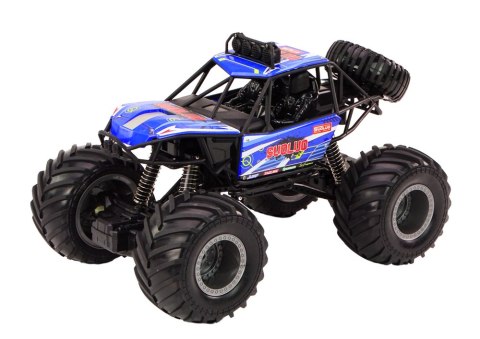 Auto Terenowe Zdalnie Sterowane RC 1:8 Amortyzatory Niebieskie Auto Terenowe Zdalnie Sterowane RC 1:8 Amortyzatory Niebieskie