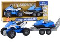 Quad z Przyczepą do przewozu Łodzi oraz Skuterem Wodnym Quad z Przyczepą do przewozu Łodzi oraz Skuterem Wodnym
