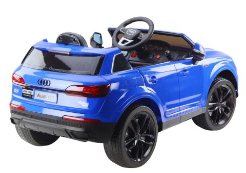 Auto Na Akumulator Audi Q7 Niebieskie Lakierowane Auto Na Akumulator Audi Q7 Niebieskie Lakierowane