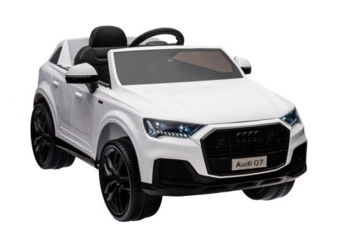 Auto na Akumulator Audi Q7 Białe Auto na Akumulator Audi Q7 Białe