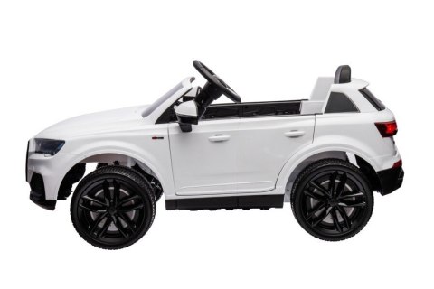 Auto na Akumulator Audi Q7 Białe Auto na Akumulator Audi Q7 Białe