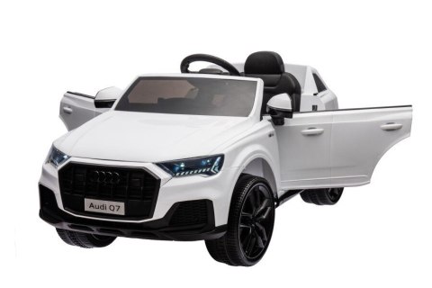 Auto na Akumulator Audi Q7 Białe Auto na Akumulator Audi Q7 Białe