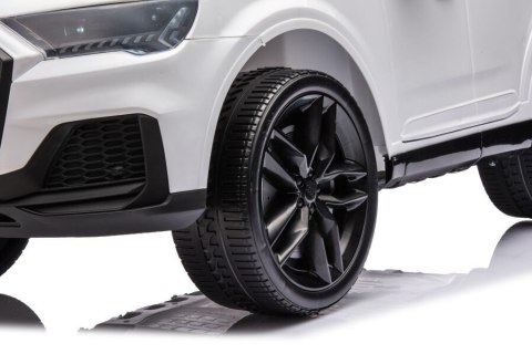 Auto na Akumulator Audi Q7 Białe Auto na Akumulator Audi Q7 Białe