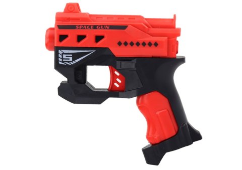 Mini Pistolet Na Strzałki Piankowe Z Przyssawkami Czerwony Mini Pistolet Na Strzałki Piankowe Z Przyssawkami Czerwony