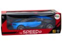 ?Samochód Sportowy Zdalnie Sterowany Auto RC Niebieski1:16