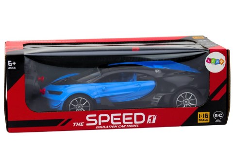 ?Samochód Sportowy Zdalnie Sterowany Auto RC Niebieski1:16 ?Samochód Sportowy Zdalnie Sterowany Auto RC Niebieski1:16