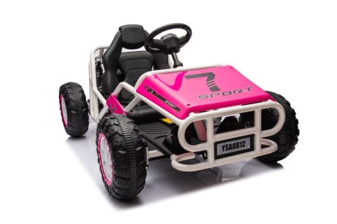 Auto Na Akumulator Buggy A8812 Różowe 24V Auto Na Akumulator Buggy A8812 Różowe 24V