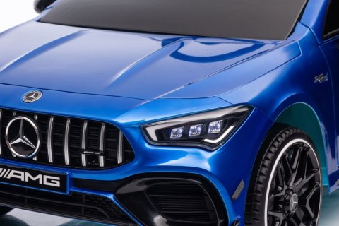 Auto Na Akumulator Mercedes CLA 45s AMG Niebieski Lakierowany 4x4 Auto Na Akumulator Mercedes CLA 45s AMG Niebieski Lakierowany 4x4