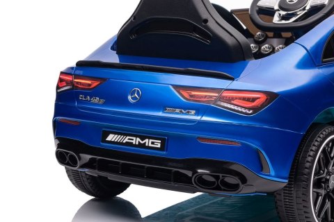 Auto Na Akumulator Mercedes CLA 45s AMG Niebieski Lakierowany 4x4 Auto Na Akumulator Mercedes CLA 45s AMG Niebieski Lakierowany 4x4